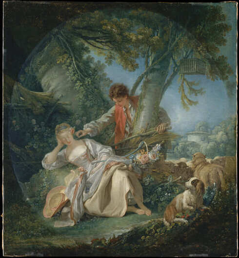 Франсуа Буше. «Прерванный сон», 1750