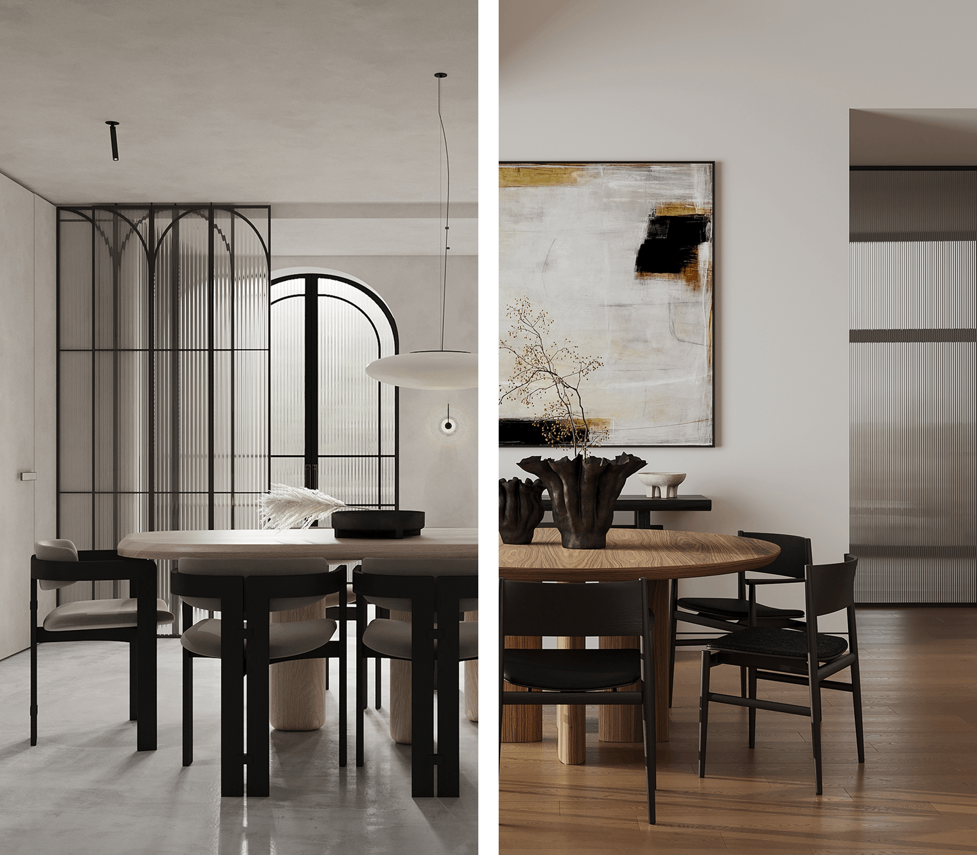 столовая минимализм