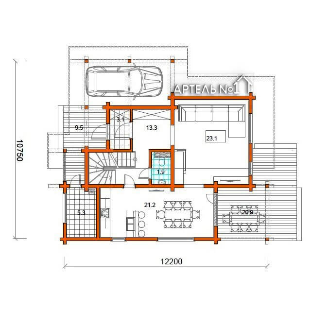 Проект дома ключ runa construction com