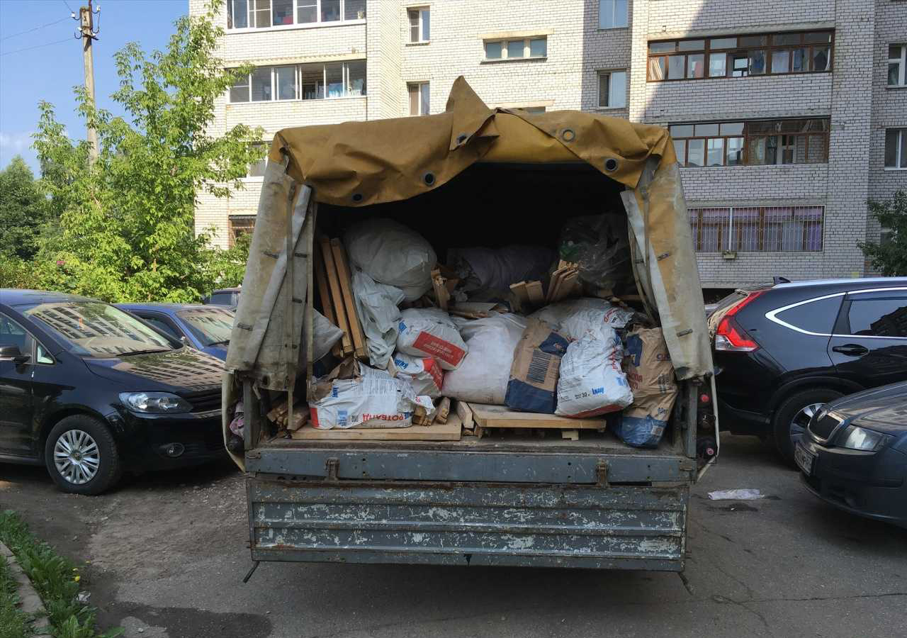 Вывоз мусора Газель бортовая