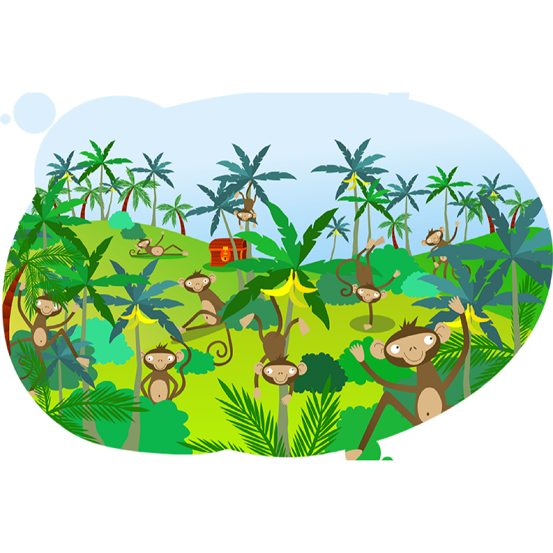 Обезьяна и задача на больше меньше