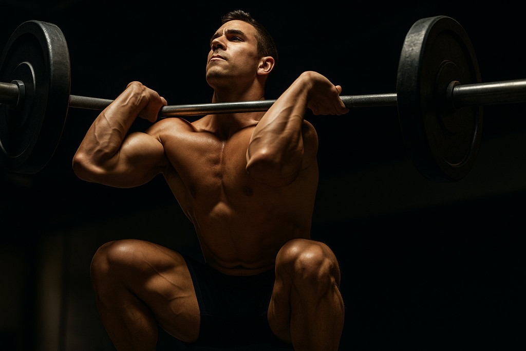  Фронтальные приседания против приседаний на спине