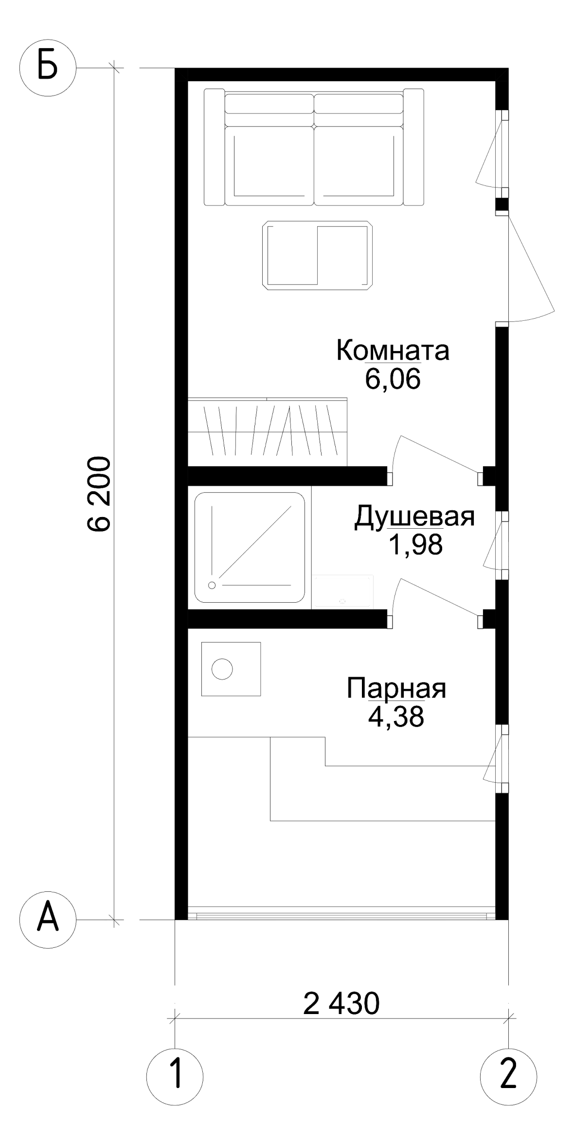 FL Micro — Небольшой модульный домик 13 м² от FL Haus