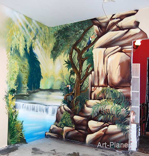 Заказать роспись стен в детской комнате | мастерская Graffiti Russia