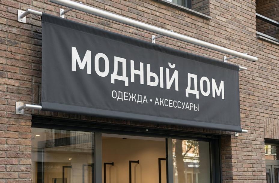 Табличка Аренда на фасаде