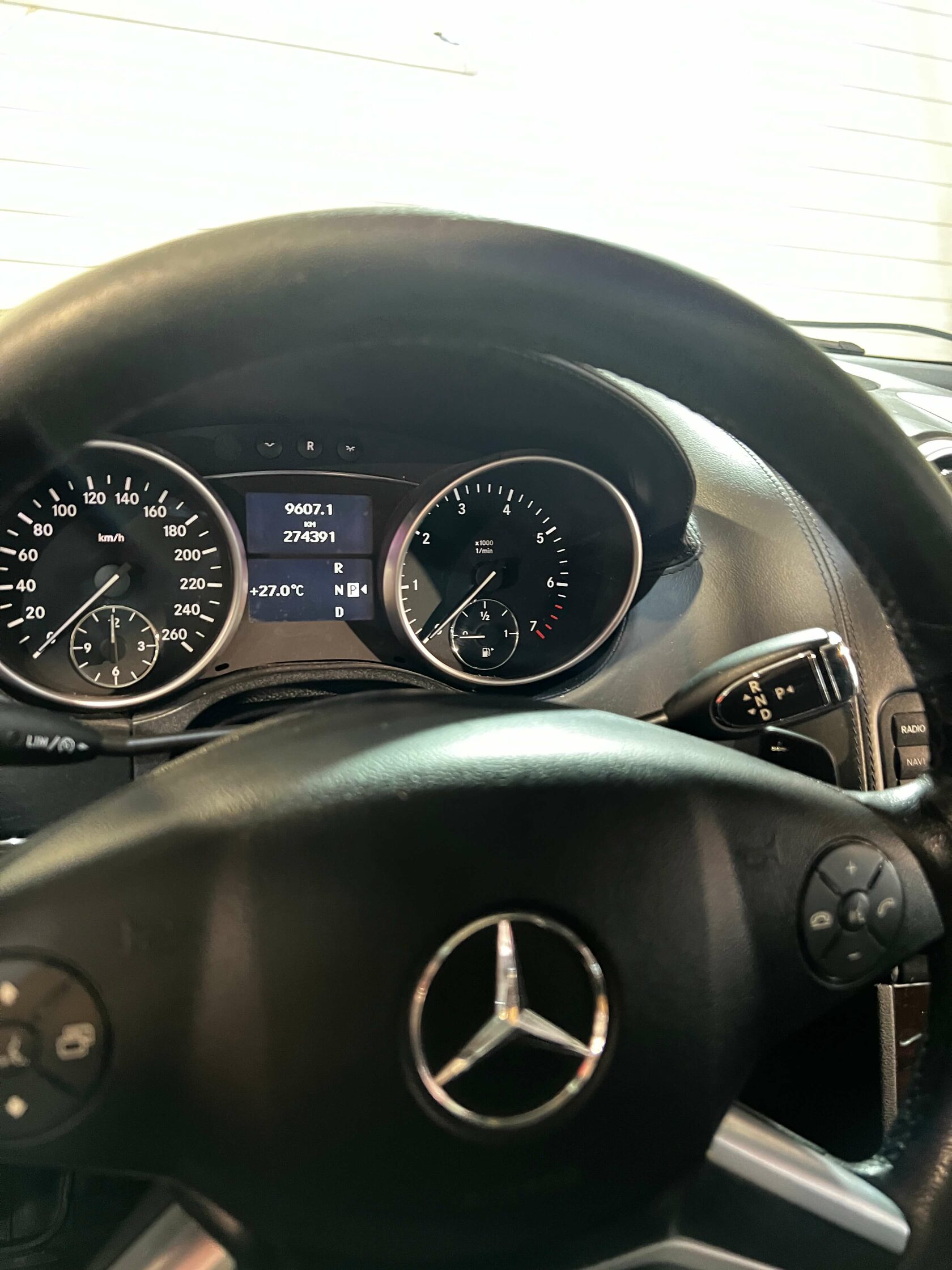 Фиксация пробега Mercedes GL