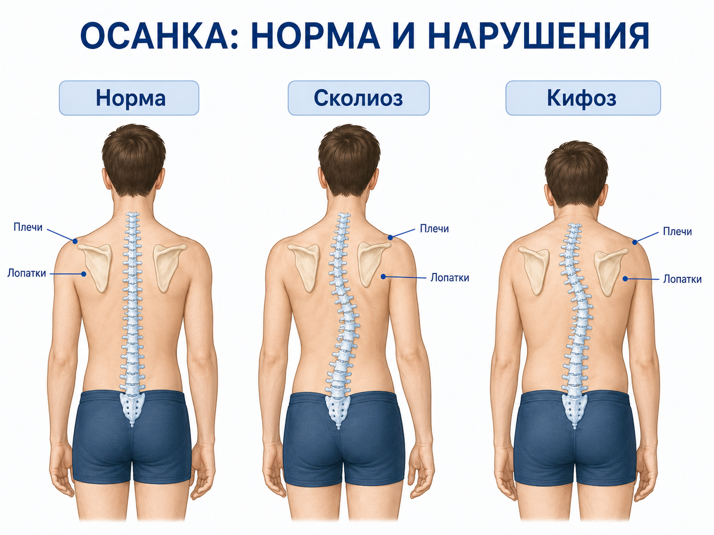 Осанка школьника: как проверить дома и когда идти к ортопеду