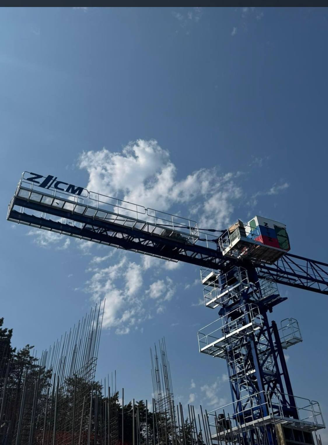 Башенный кран ZJCM со стрелой