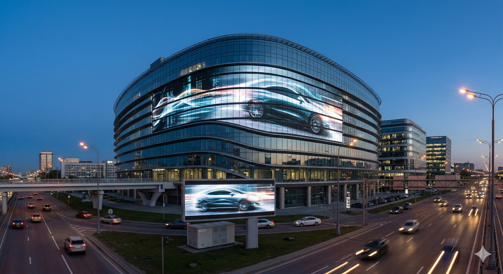 Видеоэкраны и медиафасады