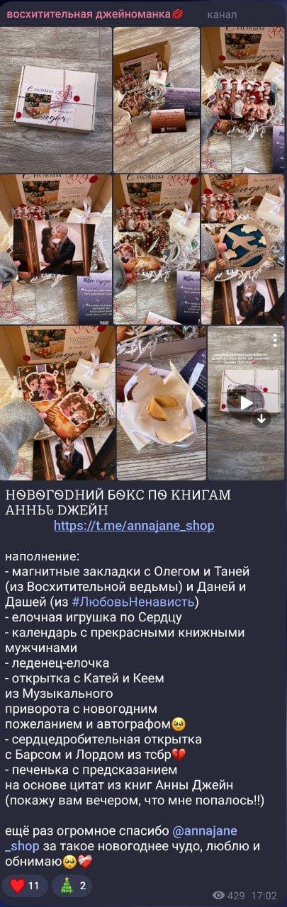 Anna Jane Shop — мерч по книгам Анны Джейн