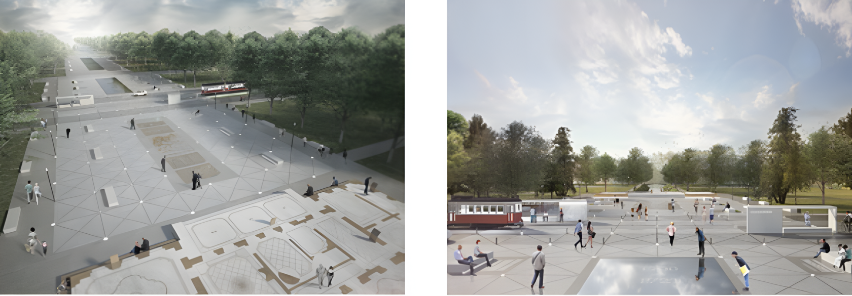 From the Outskirts to the Downtown. Square