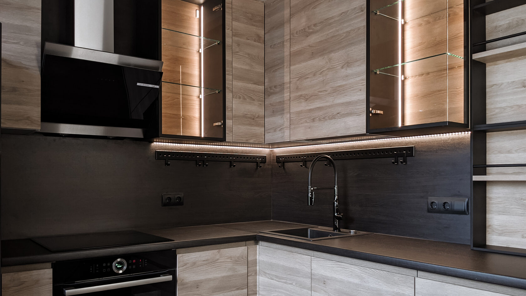 Проект-Кухня из натуральных материалов