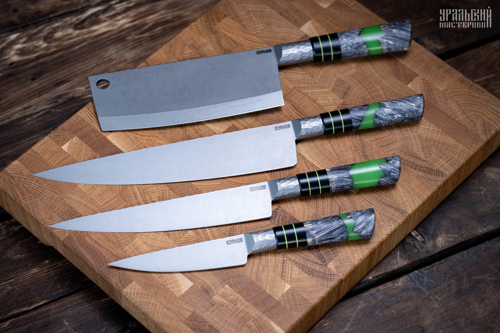 Кованые кухонные ножи ручной работы