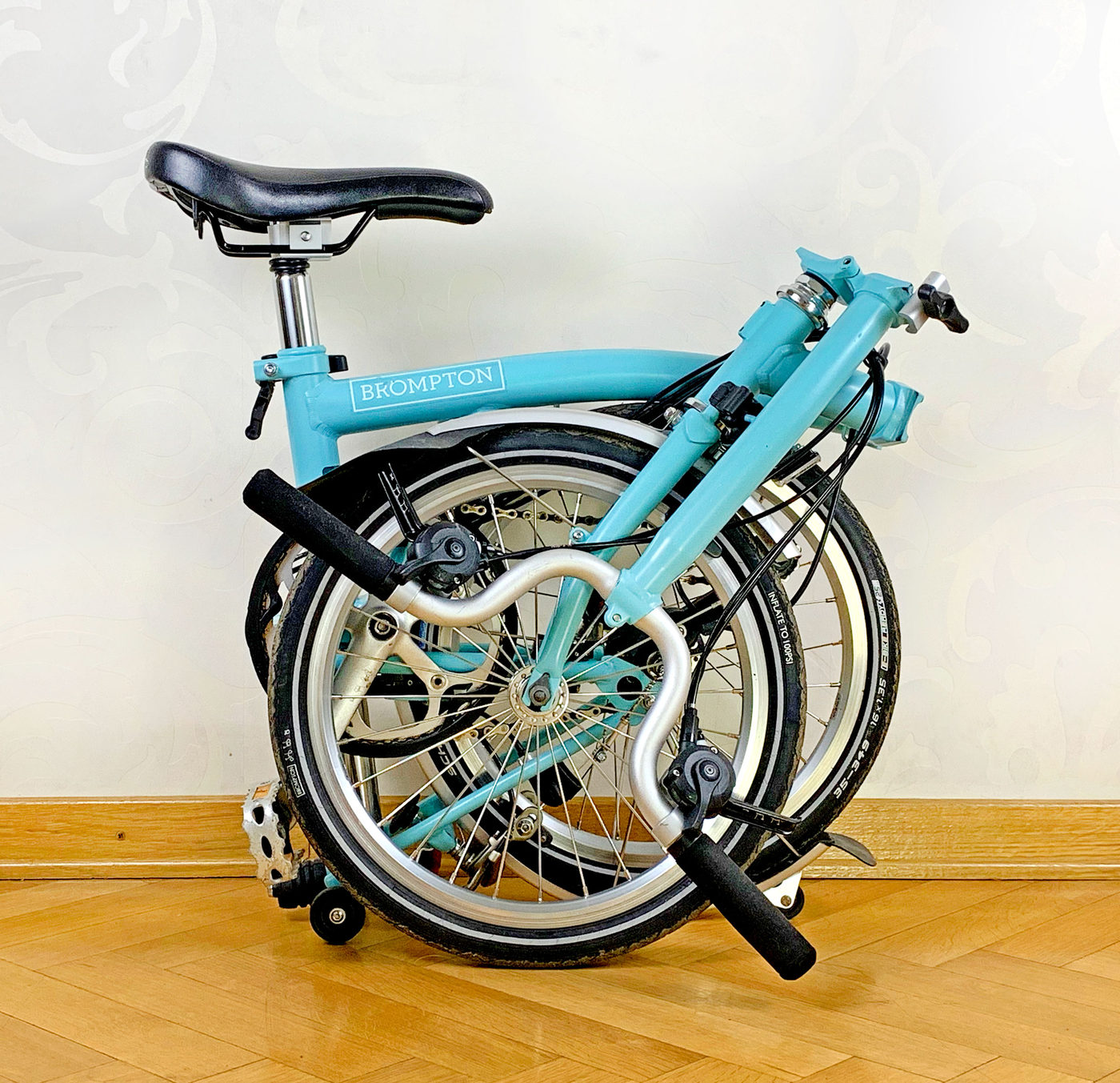 brompton lagoon blue black edition