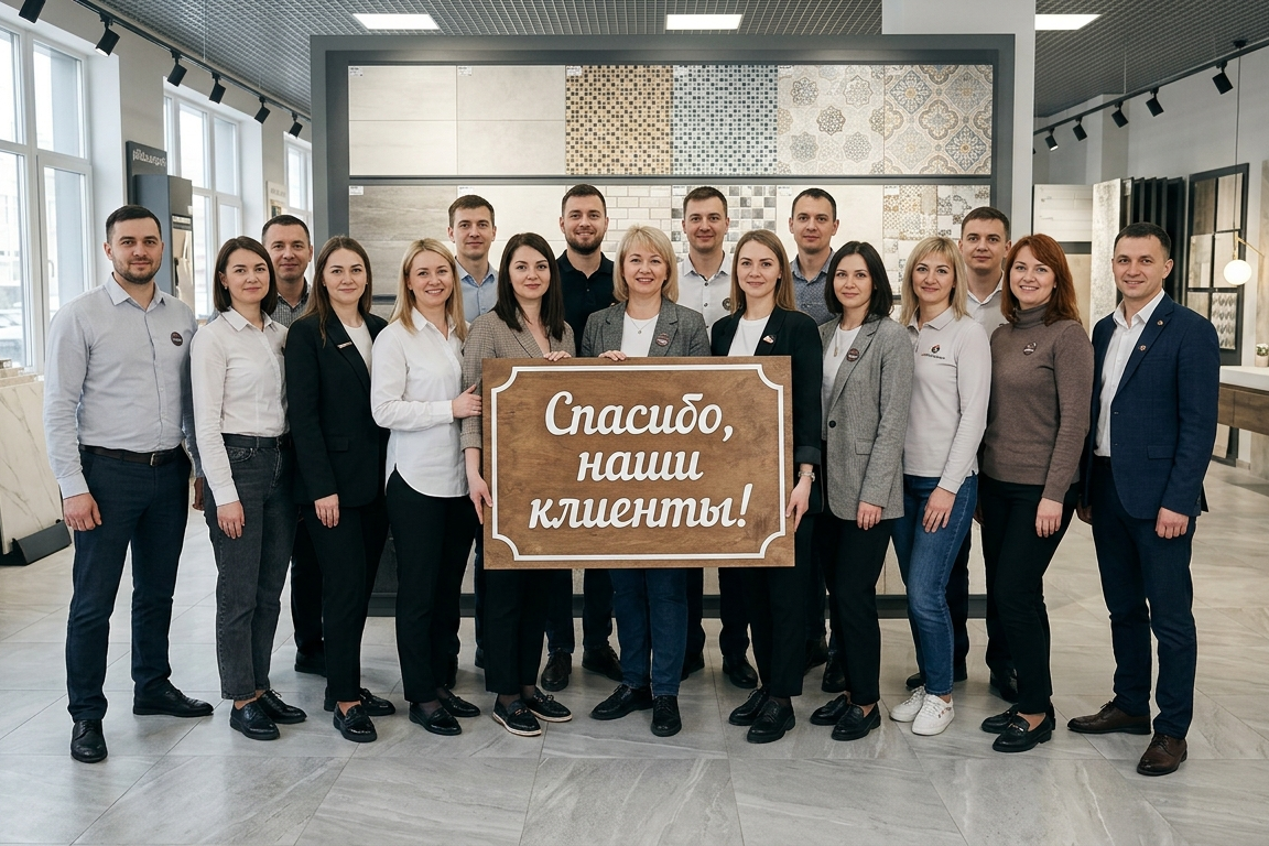 Магазины керамической плитки и керамогранита в Тольятти поздравляют с днем клиента