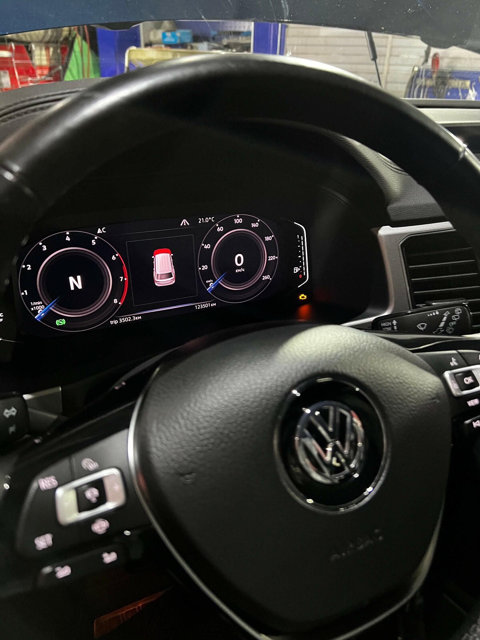 Пробег 123501 км Volkswagen Teramont