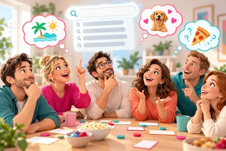 Тематическая иллюстрация к игре 100 к 1. Google-версия