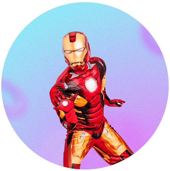 Аниматор железный человек в Москве