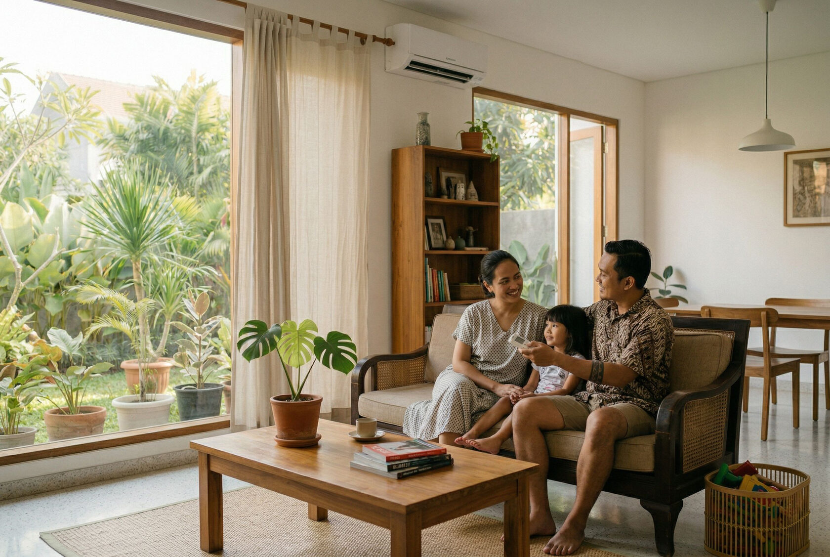 Mengatur suhu AC hemat listrik di rumah Indonesia