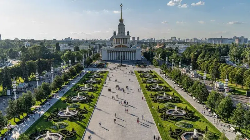 Фонтаны Центральной аллеи ВДНХ