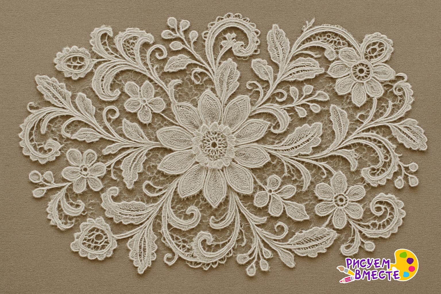 Пример декоративно-прикладного искусства Вологодское кружево