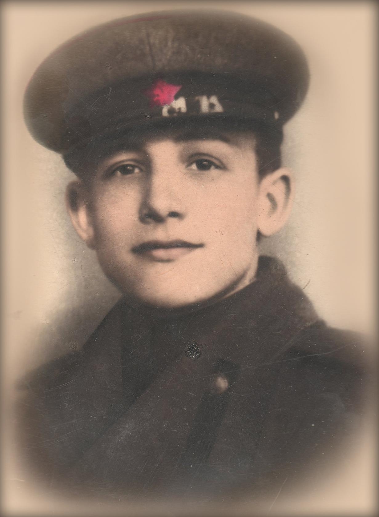 Military veteran, candid photo