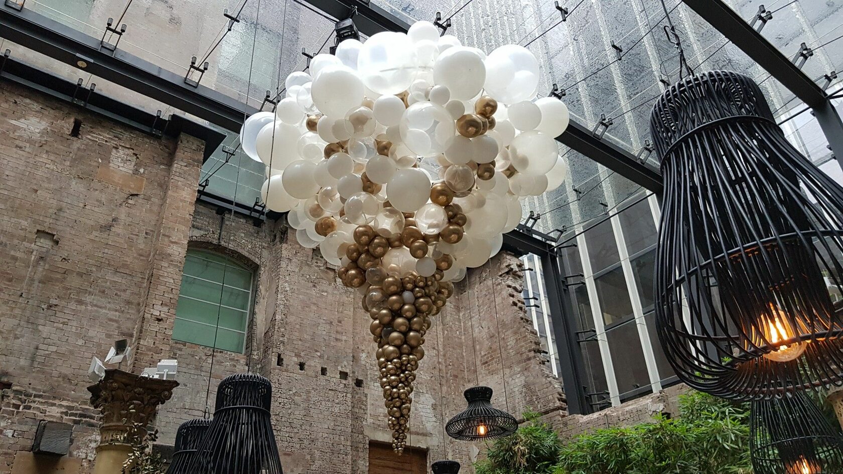 Инсталляция с шарами