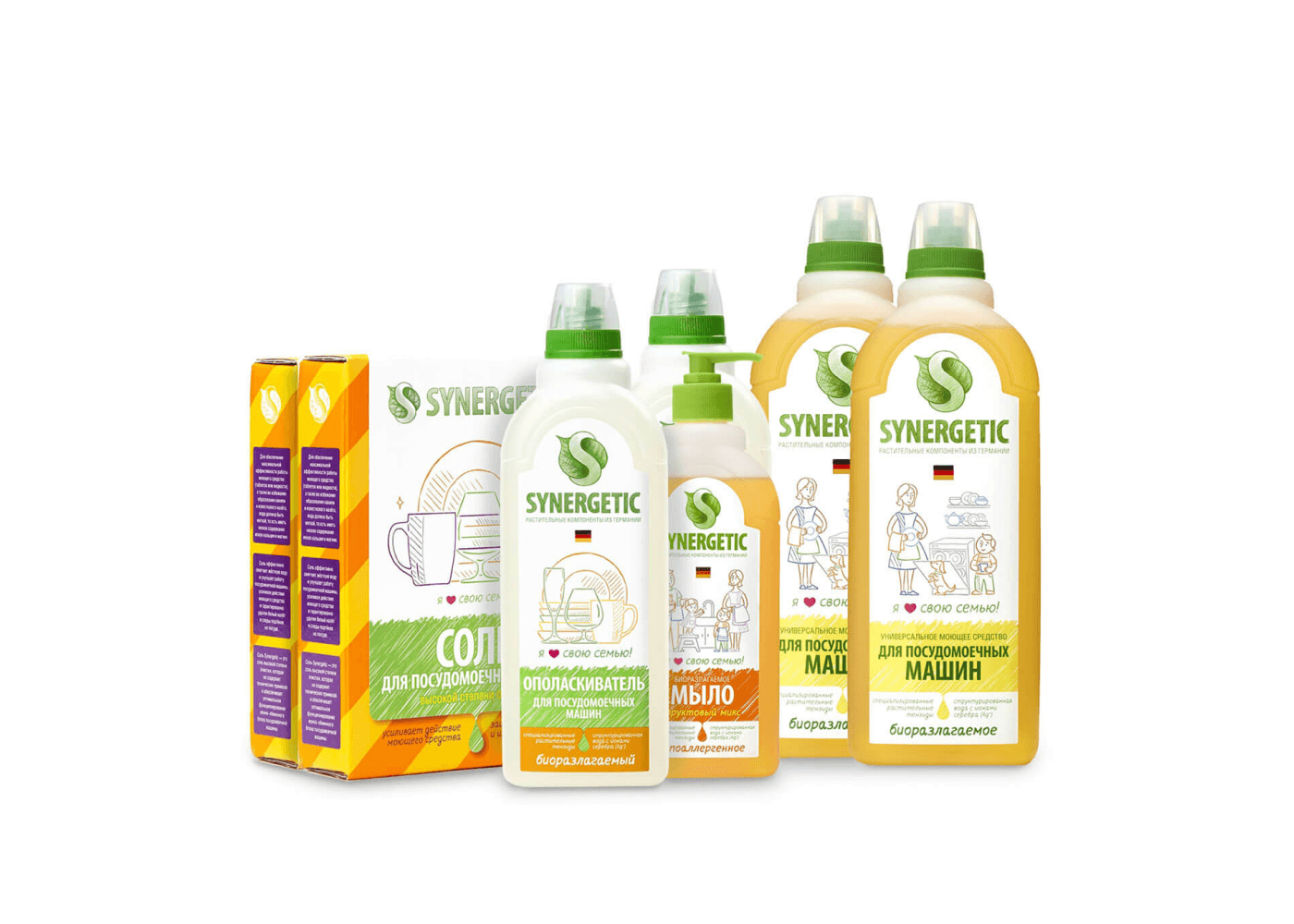 Какие категории есть в линейке synergetic