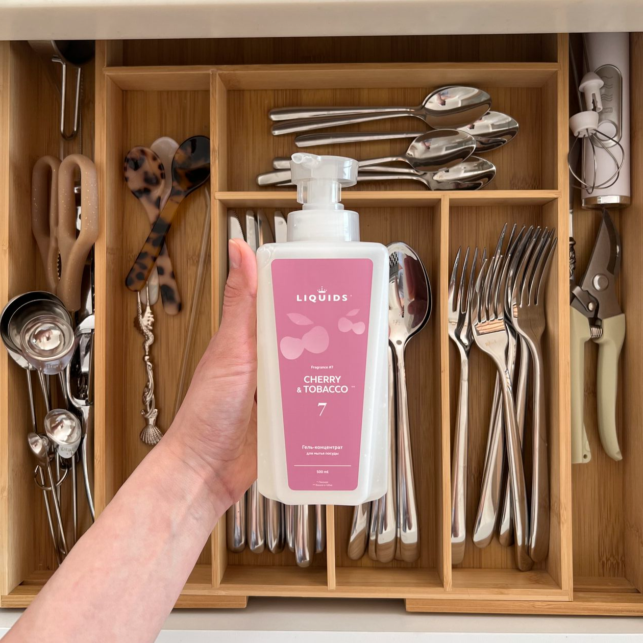Liquids dish cleaner