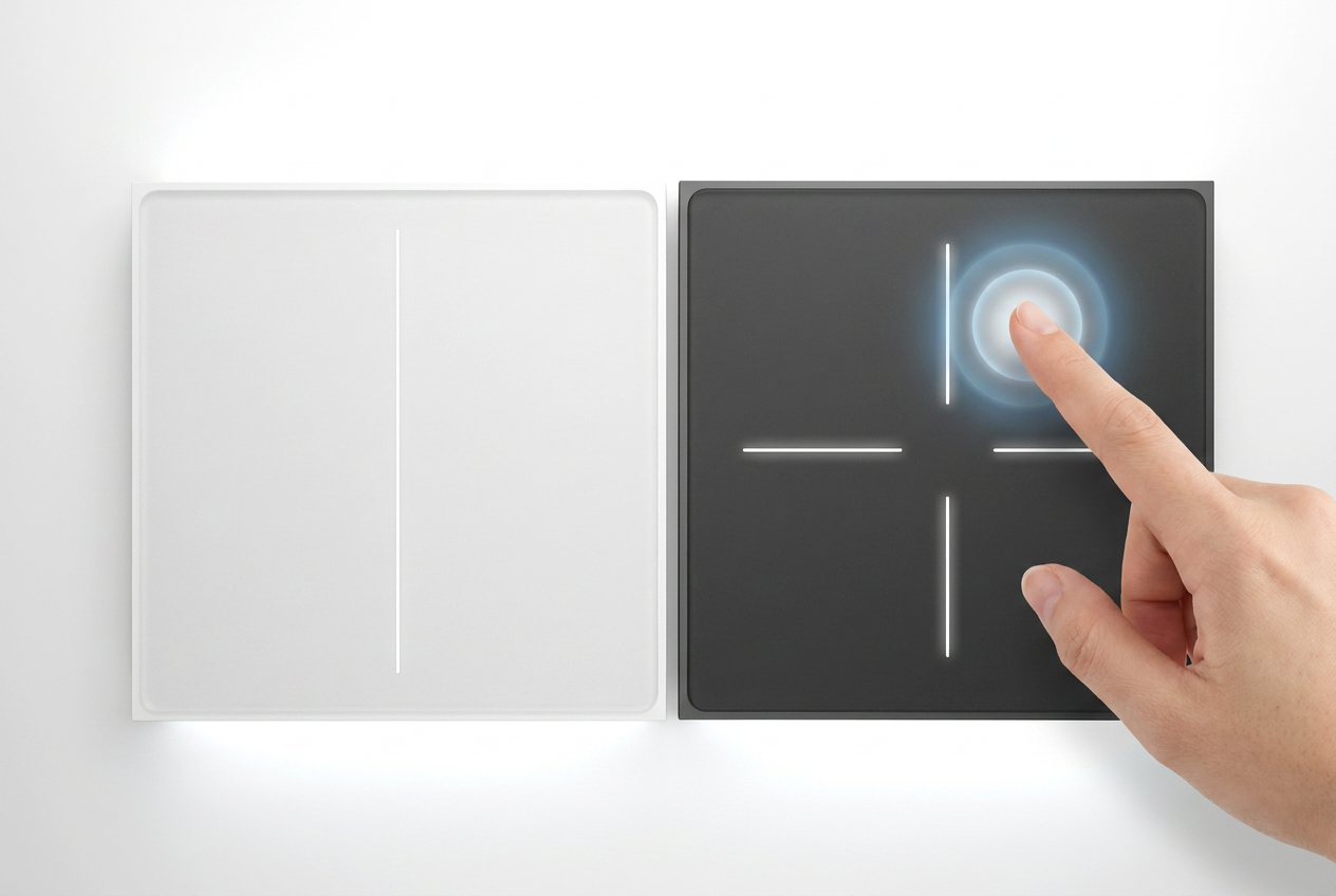 Технология Air Touch — касание панели MOES Star Feather в любой точке