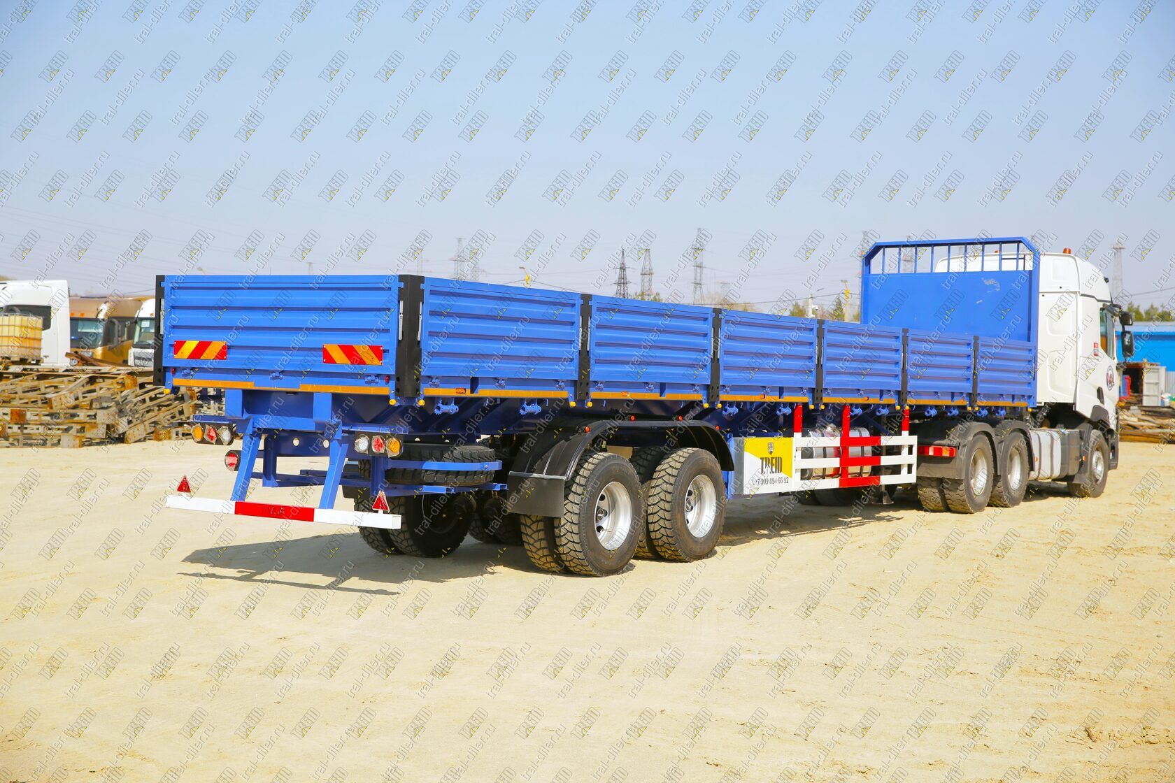 Бортовой полуприцеп AMUR LYR9500JSR