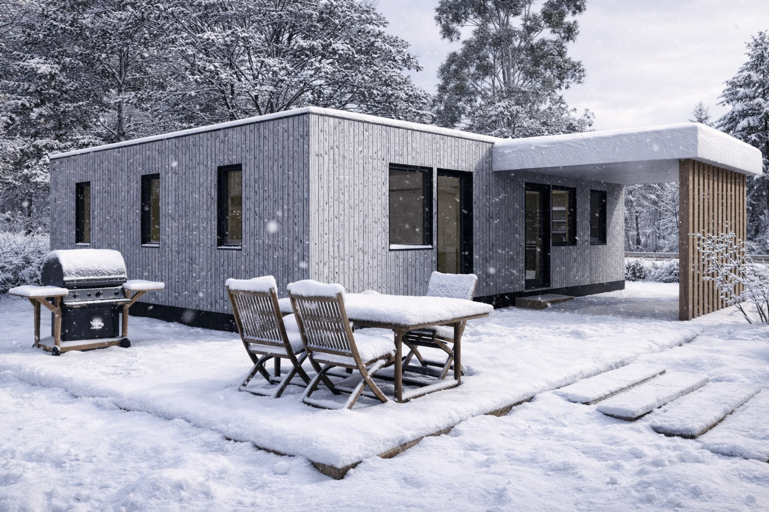 Рендер дома 65 м²