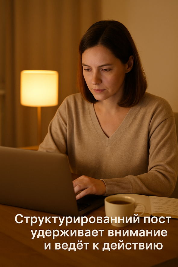 Как писать посты психологу: структура продающего контента