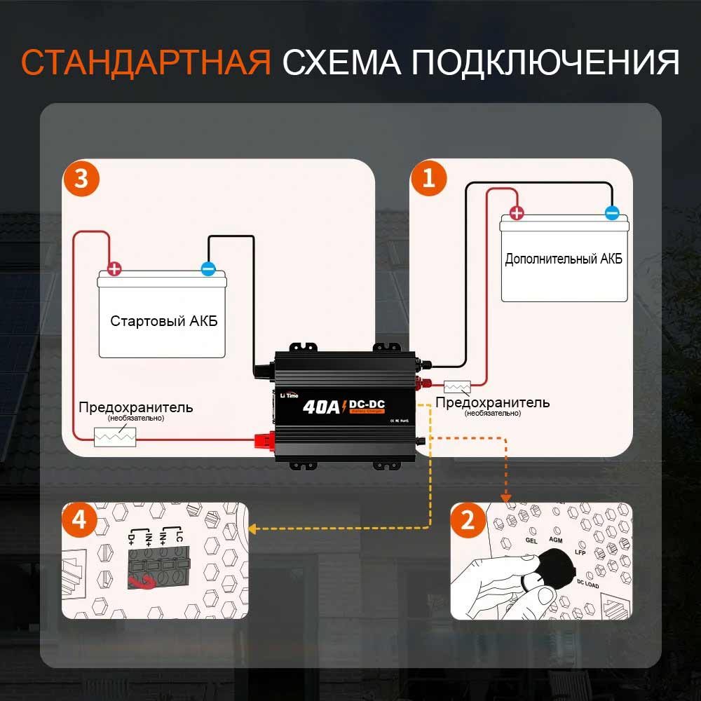 Как зарядить аккумулятор LiFePO4 от генератора постоянного тока
