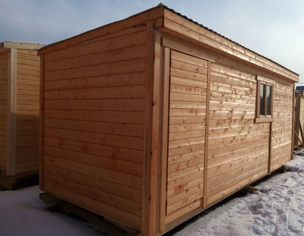 Бытовка деревянная утепленная