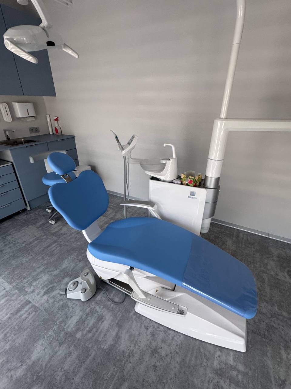 Стоматологическая установка Stern Weber в Navi Clinic до установки матраса Topper Med, Санкт-Петербург