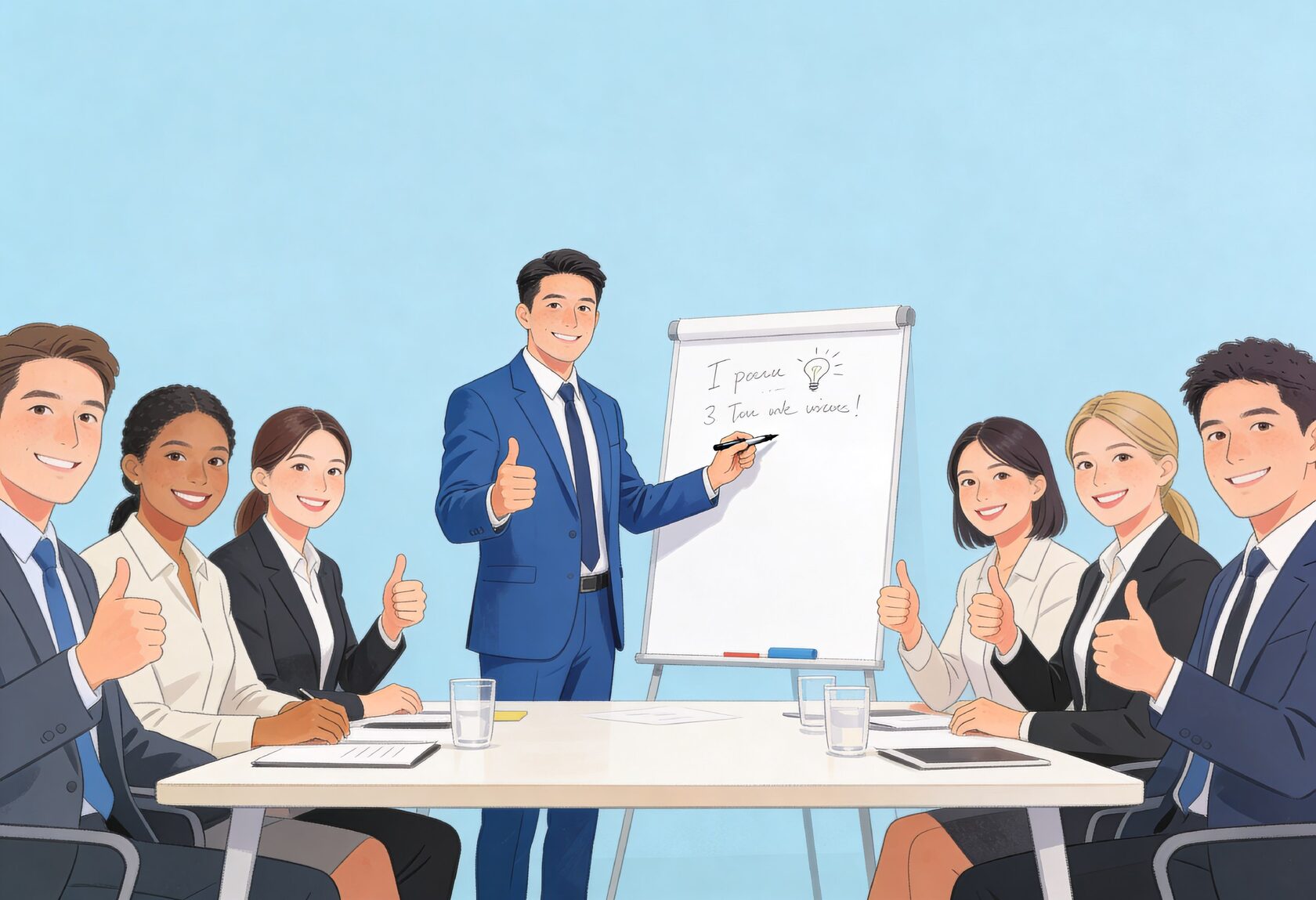 Руководители проводят мозговой штурм