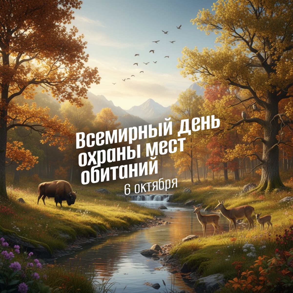 Всемирный день охраны мест обитаний 6 октября 2025 geek hoatel prazdniki