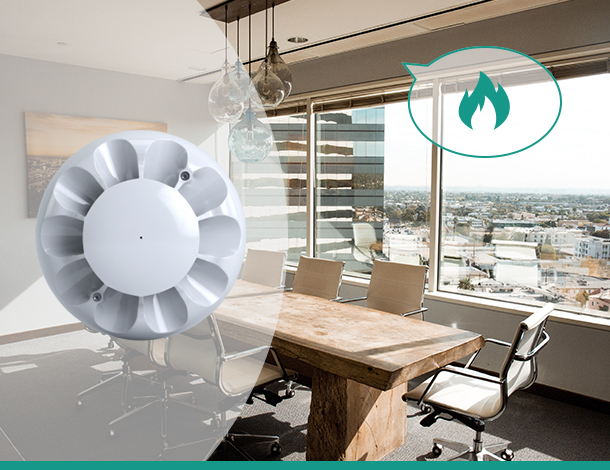 Датчик дыма в кабинете