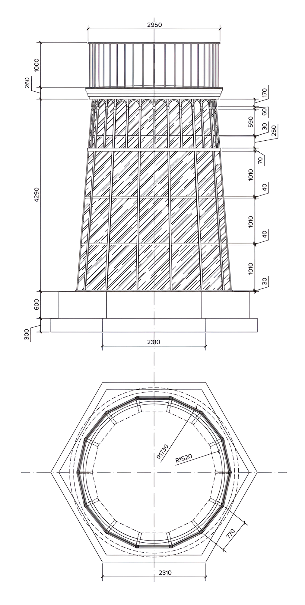 Павильон ВДНХ. Фасад
