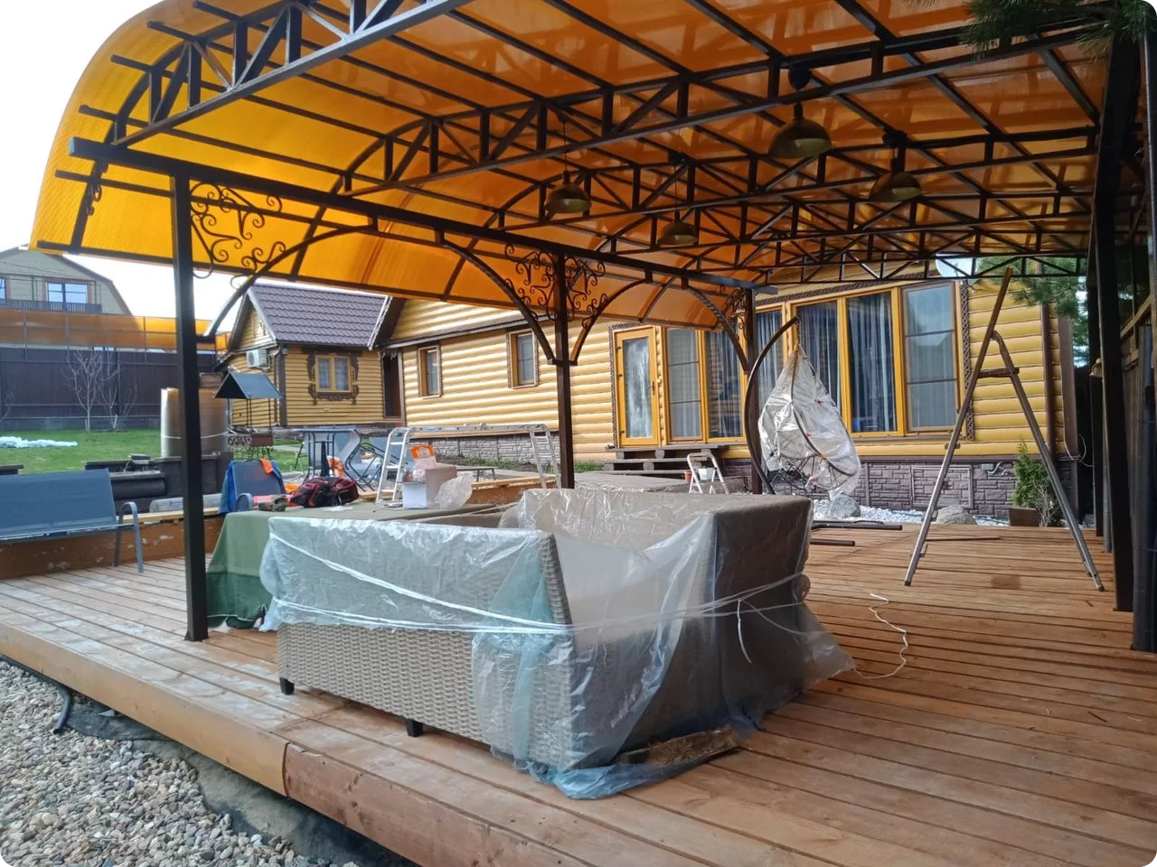 Отдельно стоящий навес