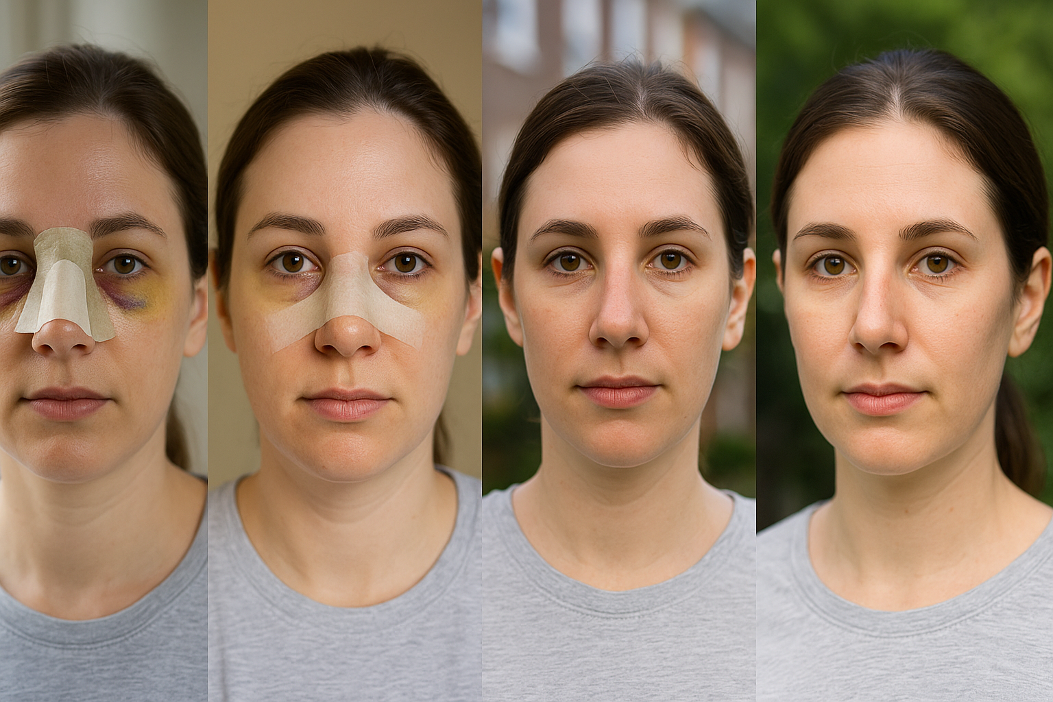 how many days after rhinoplasty can i go out