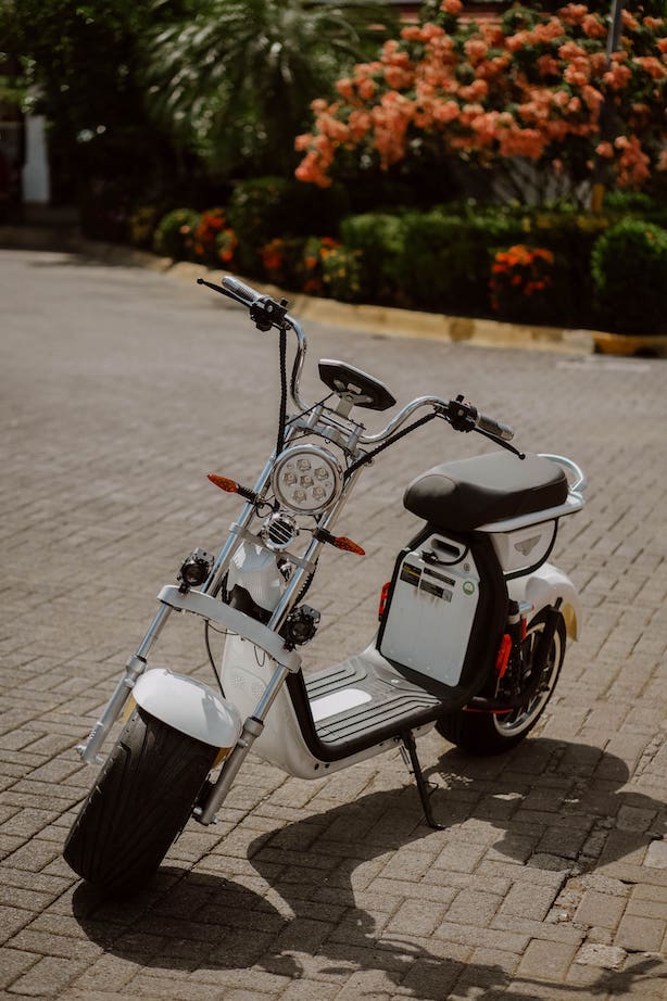 Scooter Electrico Citycoco C320 blanco front