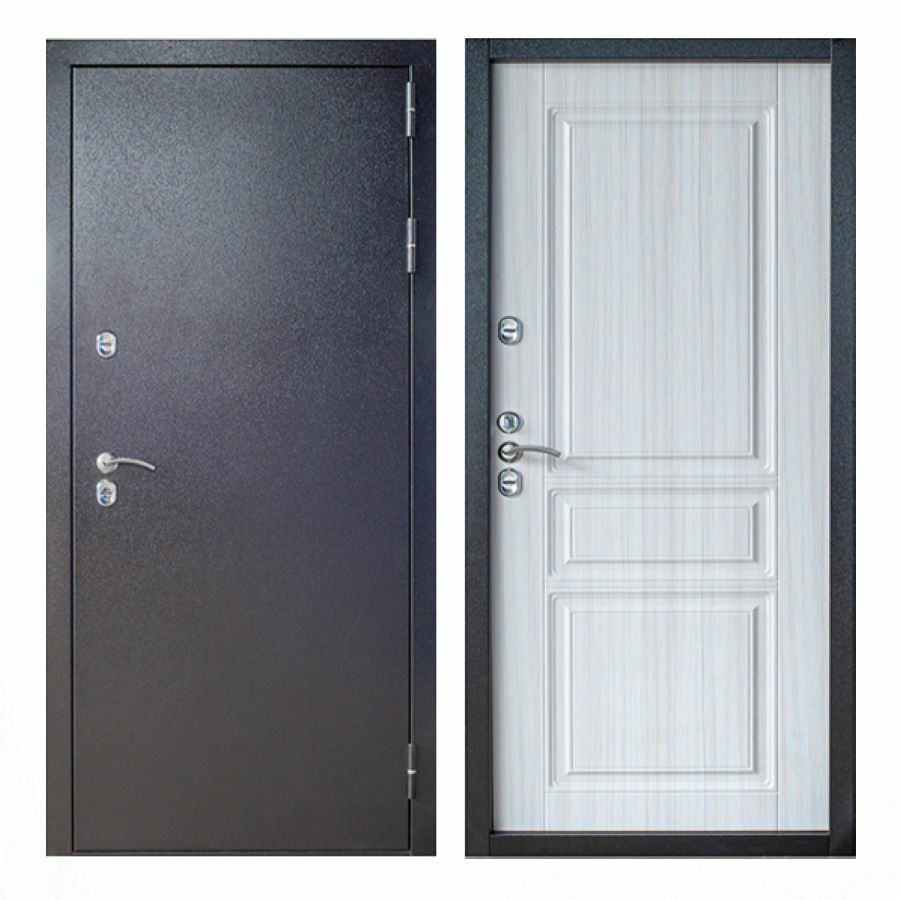 Дверь с терморазрывом 3К Сибирь Сандал белый