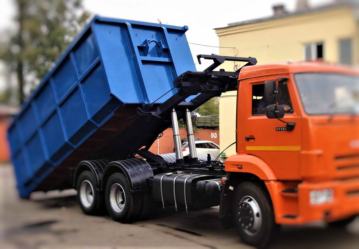 Вывоз строительного мусора газель