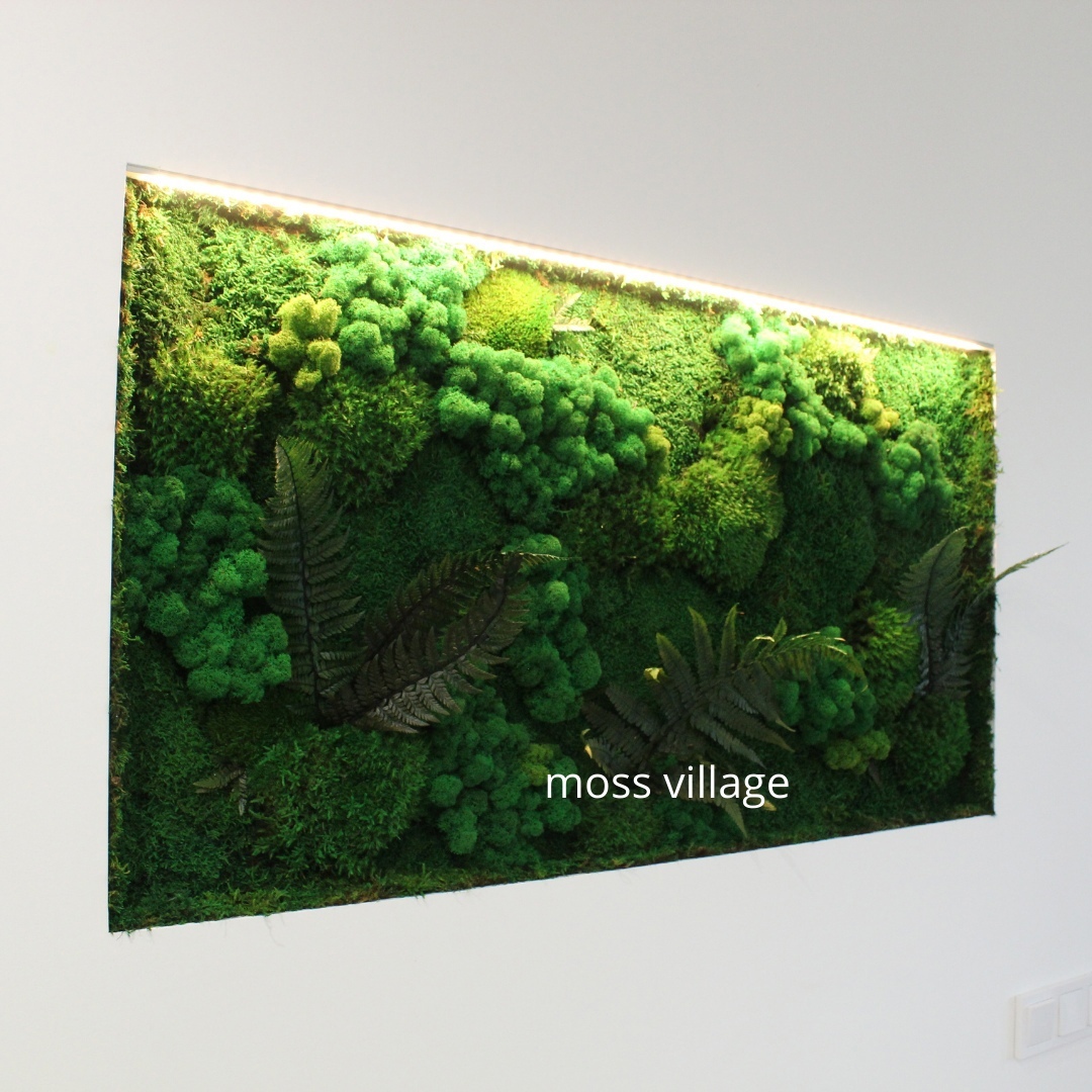 Панели, панно, картины и стены из стабилизированного мха в Санкт ...