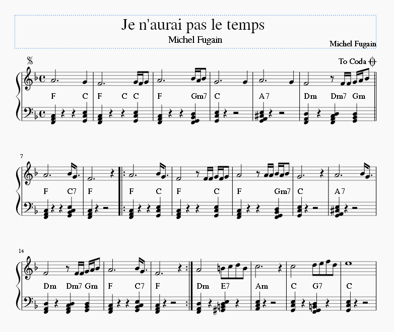 Je n'aurai pas le temps