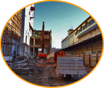 Разрушитель аренда демонтаж многоэтажки снос Москва гидроножницы собственник