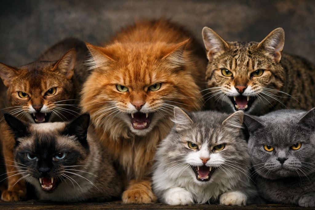 Самые злые кошки