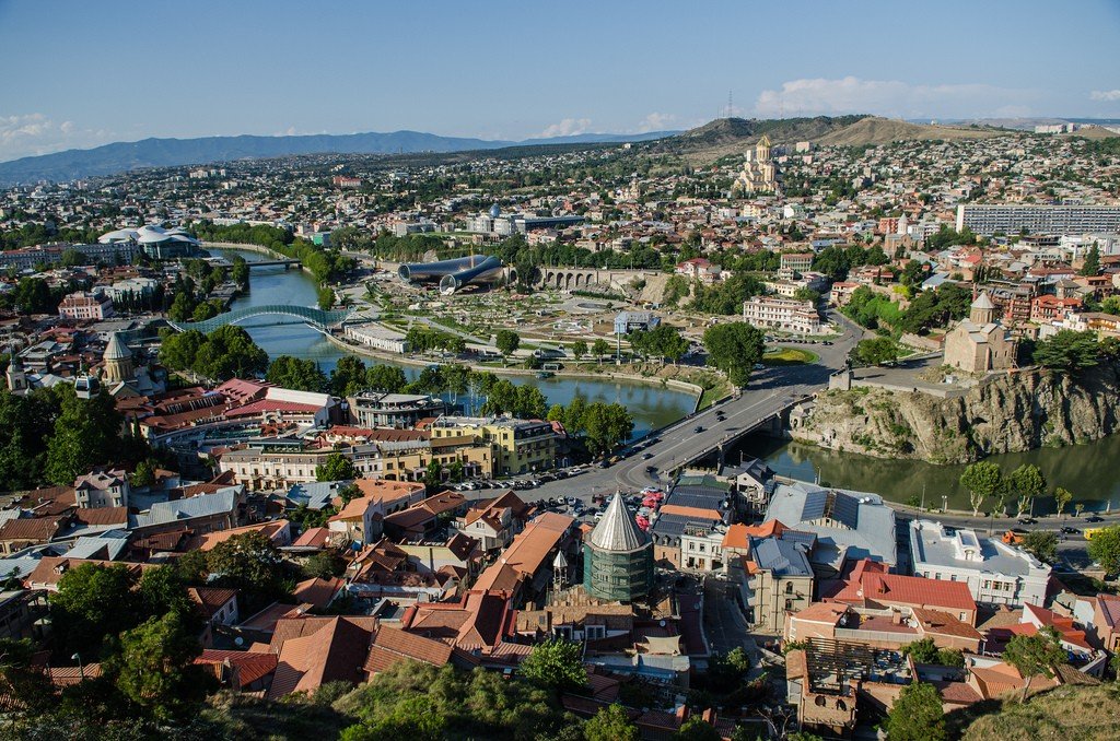 Грузия Тбилиси центр города